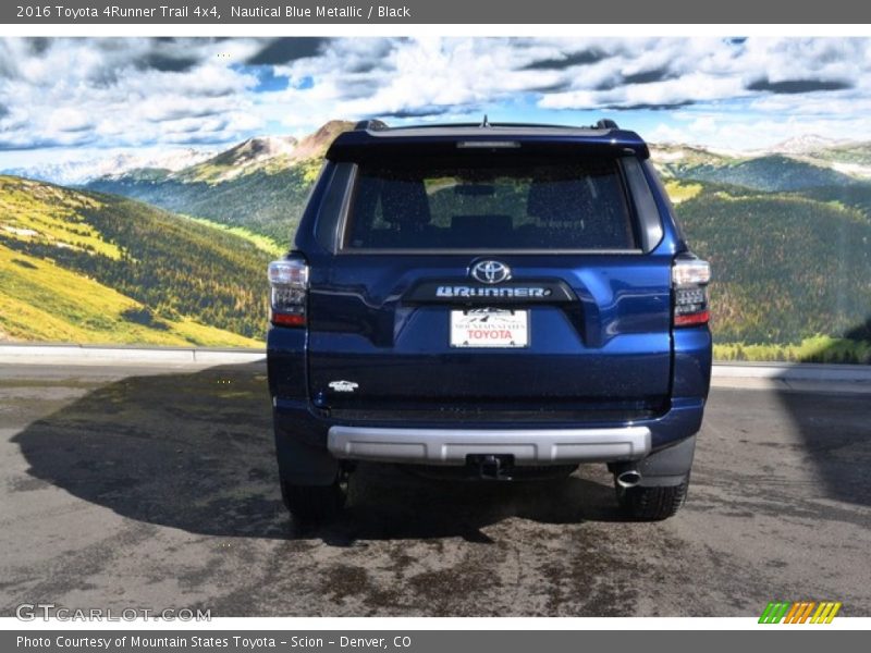 Nautical Blue Metallic / Black 2016 Toyota 4Runner Trail 4x4