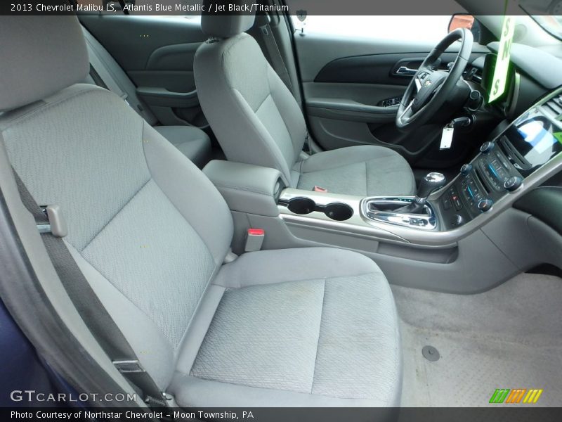 Atlantis Blue Metallic / Jet Black/Titanium 2013 Chevrolet Malibu LS