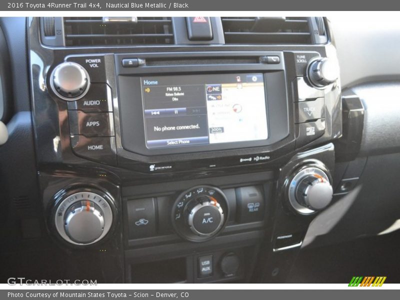 Nautical Blue Metallic / Black 2016 Toyota 4Runner Trail 4x4