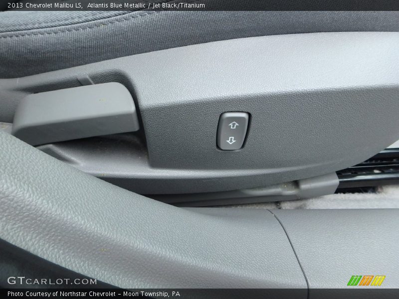 Atlantis Blue Metallic / Jet Black/Titanium 2013 Chevrolet Malibu LS