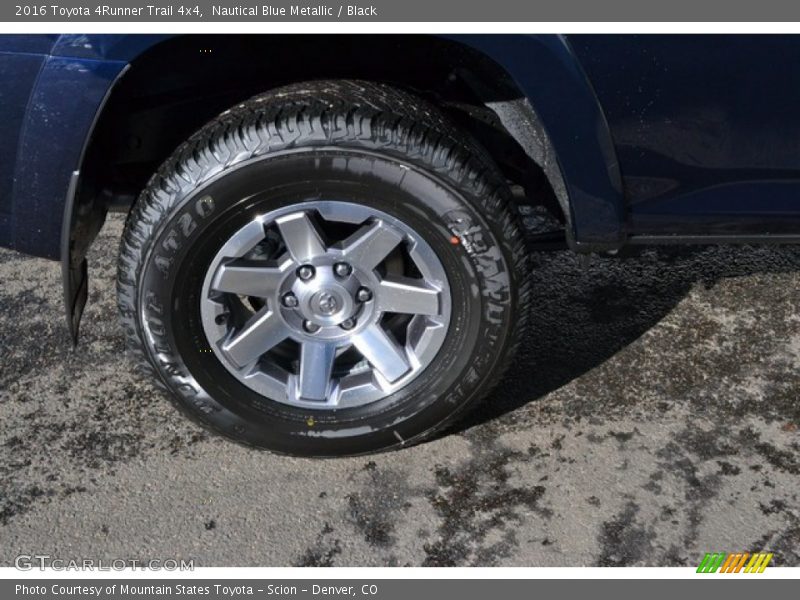 Nautical Blue Metallic / Black 2016 Toyota 4Runner Trail 4x4