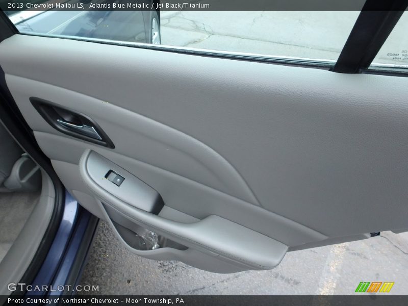 Atlantis Blue Metallic / Jet Black/Titanium 2013 Chevrolet Malibu LS