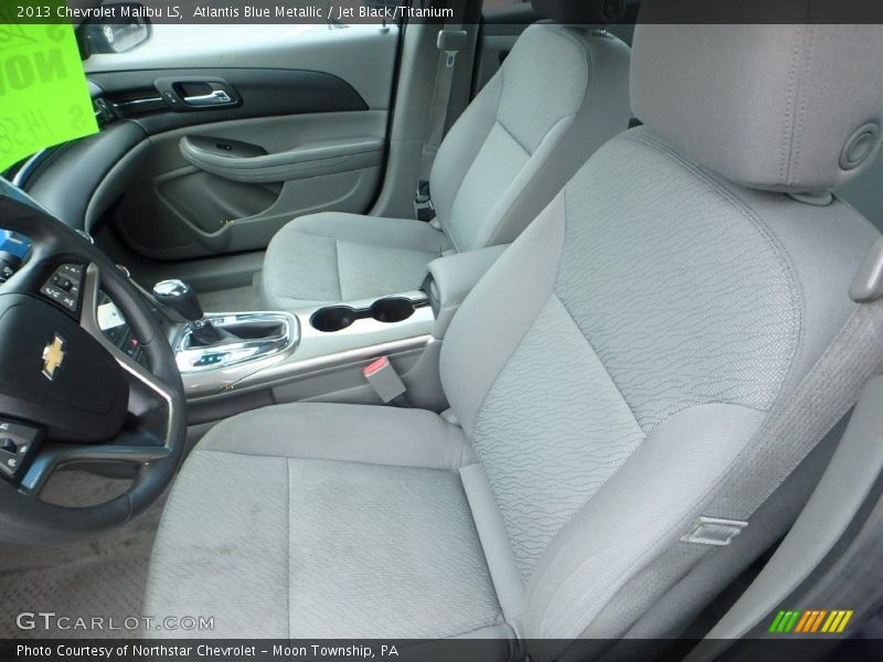 Atlantis Blue Metallic / Jet Black/Titanium 2013 Chevrolet Malibu LS