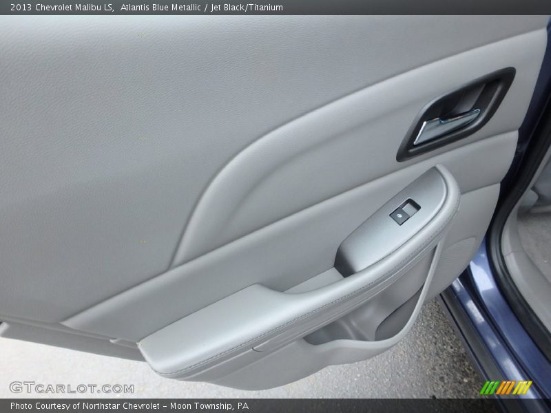 Atlantis Blue Metallic / Jet Black/Titanium 2013 Chevrolet Malibu LS