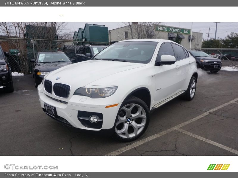 Alpine White / Black 2011 BMW X6 xDrive35i