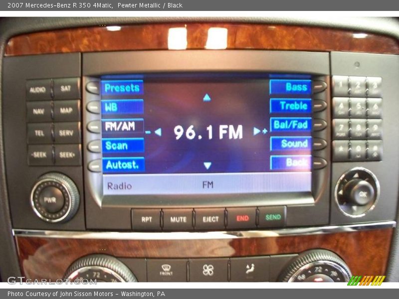 Pewter Metallic / Black 2007 Mercedes-Benz R 350 4Matic