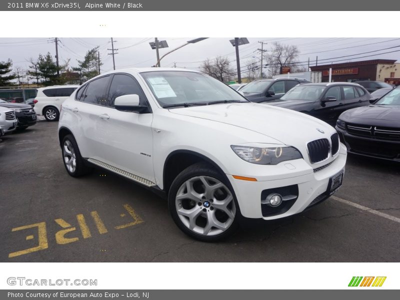 Alpine White / Black 2011 BMW X6 xDrive35i