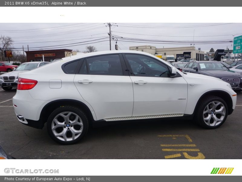 Alpine White / Black 2011 BMW X6 xDrive35i