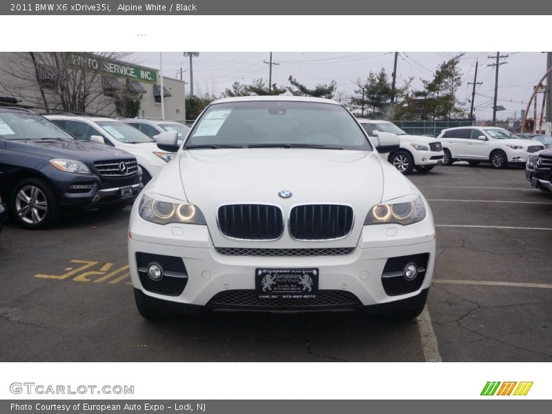 Alpine White / Black 2011 BMW X6 xDrive35i