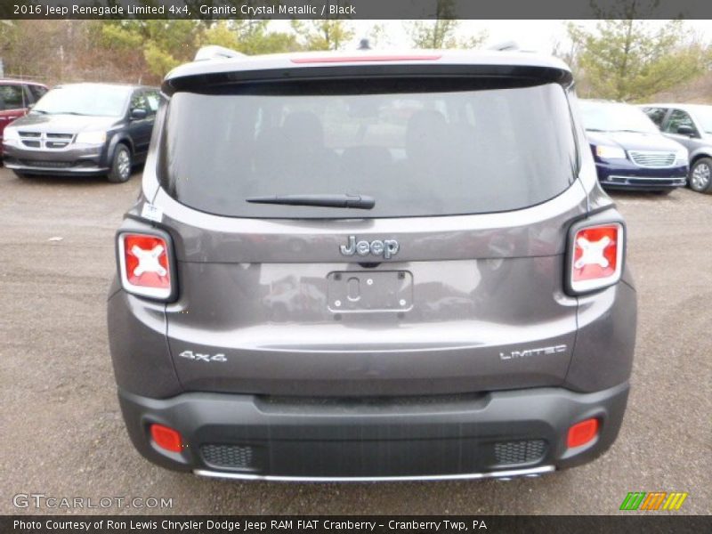 Granite Crystal Metallic / Black 2016 Jeep Renegade Limited 4x4