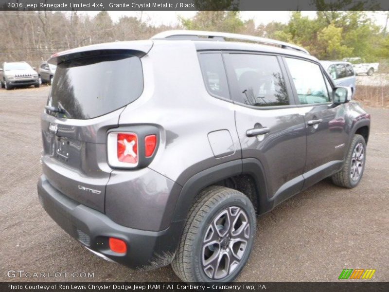 Granite Crystal Metallic / Black 2016 Jeep Renegade Limited 4x4