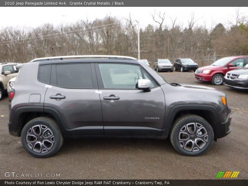 Granite Crystal Metallic / Black 2016 Jeep Renegade Limited 4x4