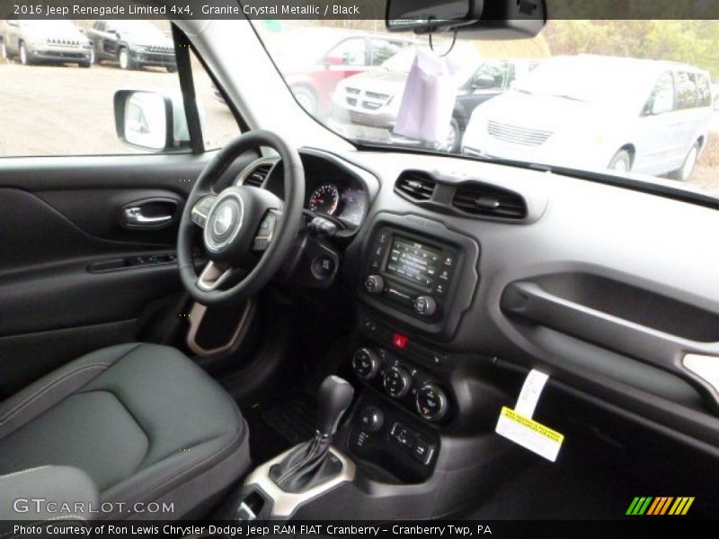 Granite Crystal Metallic / Black 2016 Jeep Renegade Limited 4x4