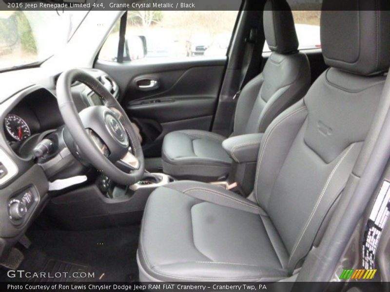 Granite Crystal Metallic / Black 2016 Jeep Renegade Limited 4x4