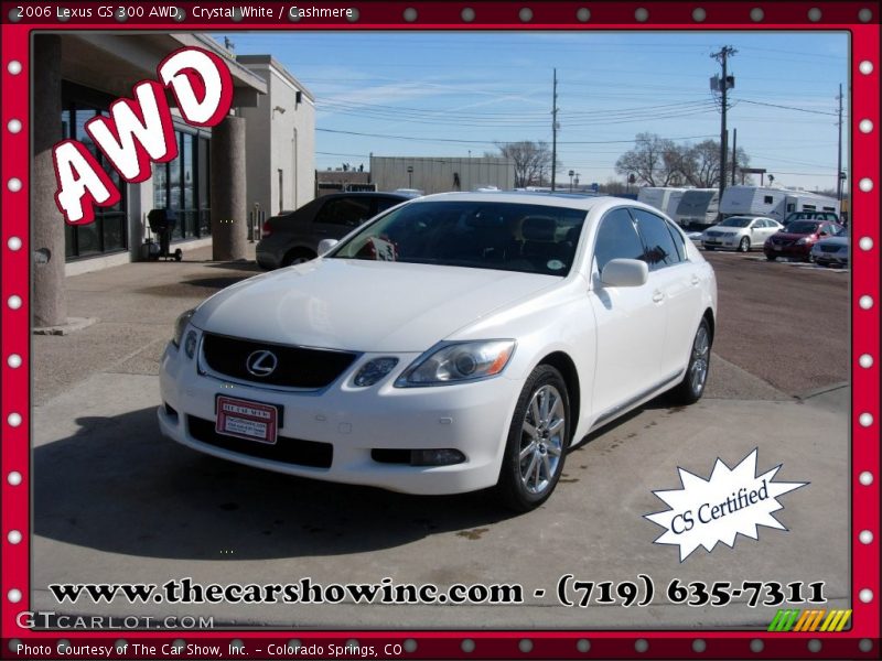 Crystal White / Cashmere 2006 Lexus GS 300 AWD