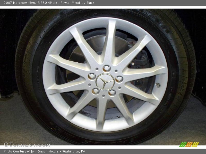 Pewter Metallic / Black 2007 Mercedes-Benz R 350 4Matic