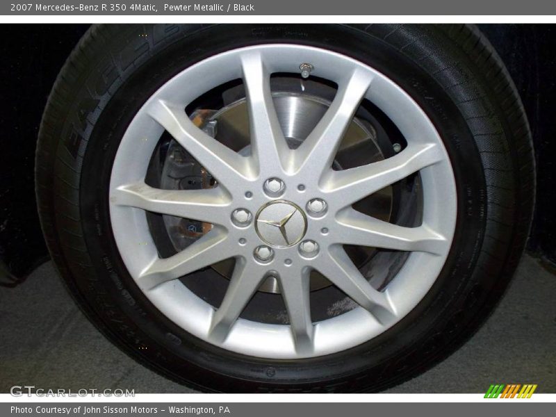 Pewter Metallic / Black 2007 Mercedes-Benz R 350 4Matic