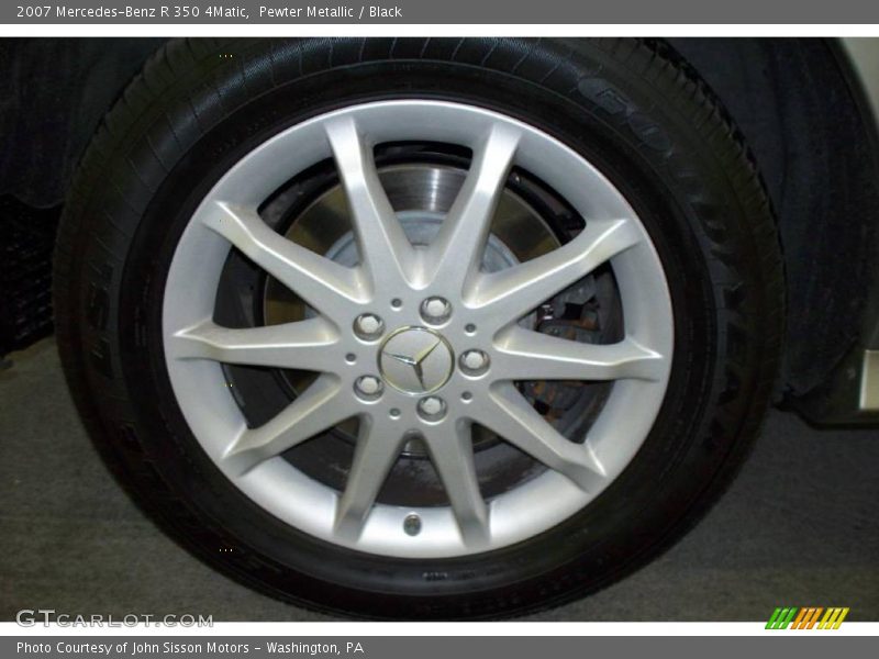Pewter Metallic / Black 2007 Mercedes-Benz R 350 4Matic