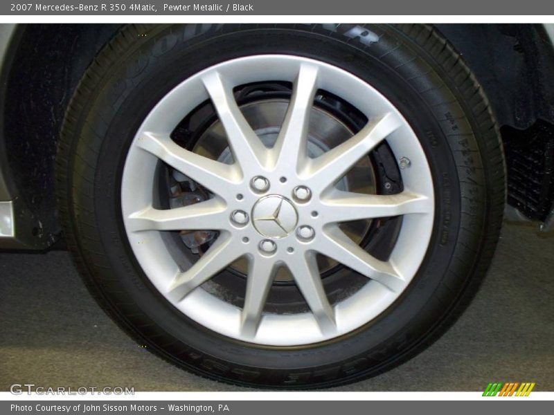 Pewter Metallic / Black 2007 Mercedes-Benz R 350 4Matic