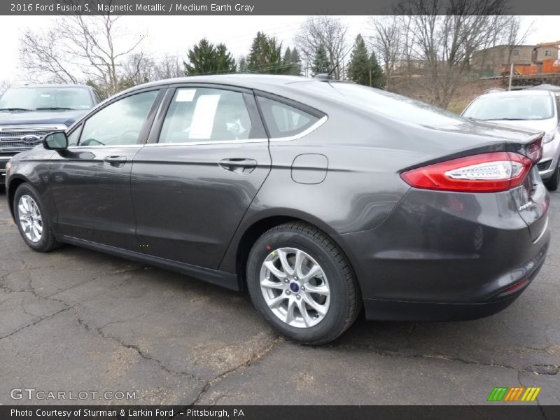 Magnetic Metallic / Medium Earth Gray 2016 Ford Fusion S