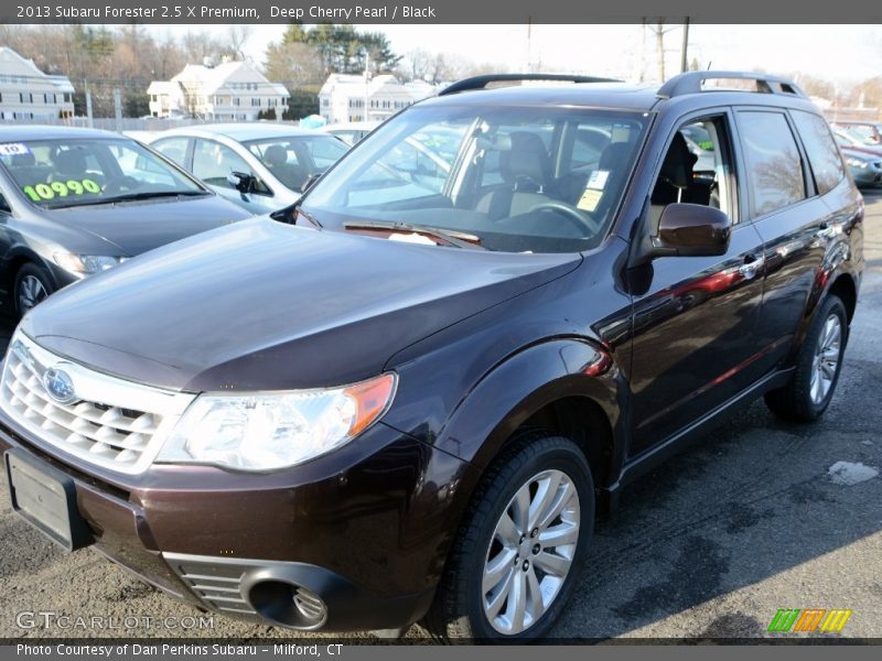 Deep Cherry Pearl / Black 2013 Subaru Forester 2.5 X Premium