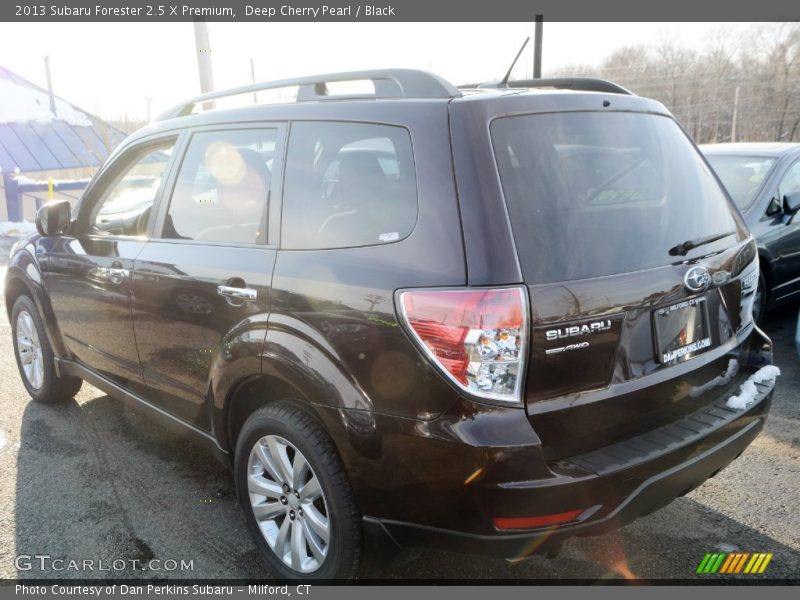 Deep Cherry Pearl / Black 2013 Subaru Forester 2.5 X Premium