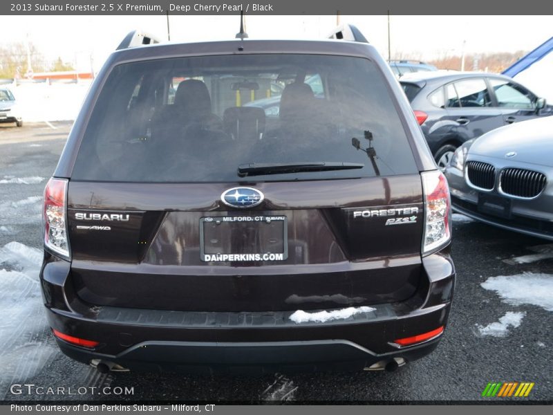 Deep Cherry Pearl / Black 2013 Subaru Forester 2.5 X Premium