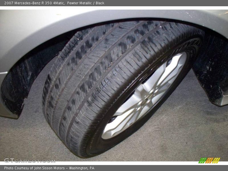 Pewter Metallic / Black 2007 Mercedes-Benz R 350 4Matic