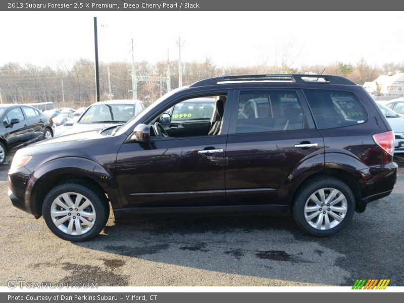 Deep Cherry Pearl / Black 2013 Subaru Forester 2.5 X Premium