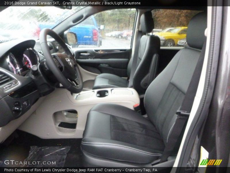 Granite Crystal Metallic / Black/Light Graystone 2016 Dodge Grand Caravan SXT