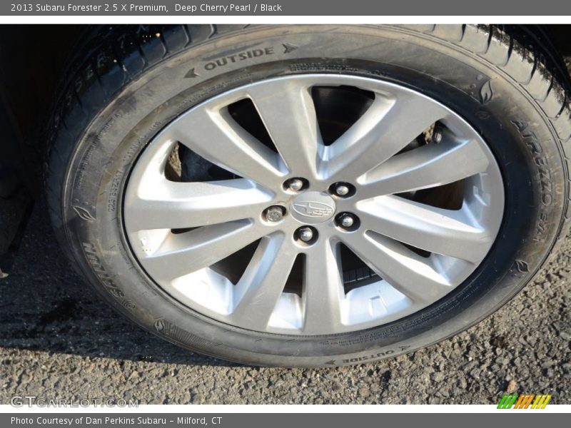 Deep Cherry Pearl / Black 2013 Subaru Forester 2.5 X Premium