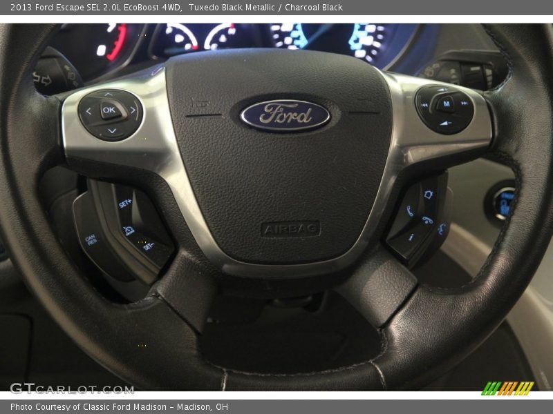 Tuxedo Black Metallic / Charcoal Black 2013 Ford Escape SEL 2.0L EcoBoost 4WD