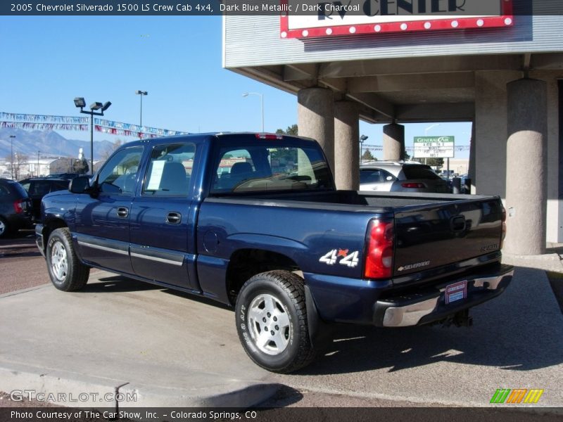 Dark Blue Metallic / Dark Charcoal 2005 Chevrolet Silverado 1500 LS Crew Cab 4x4