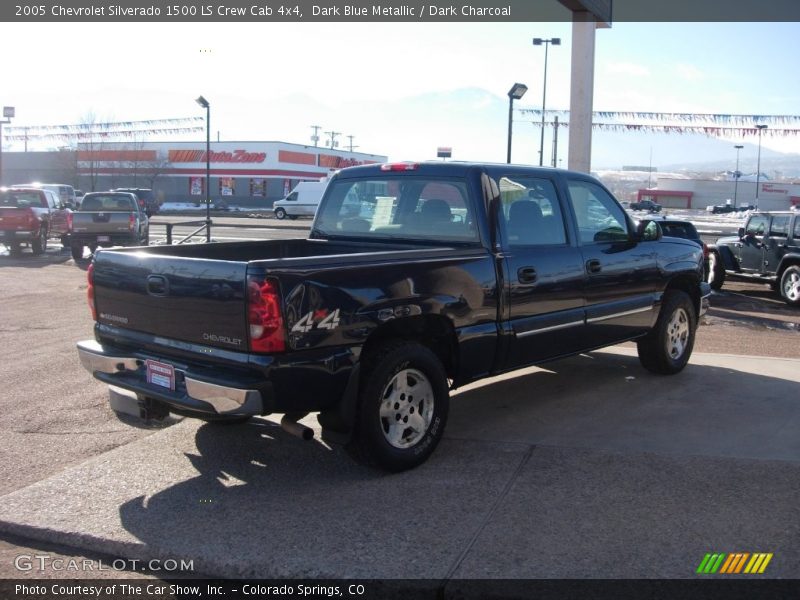 Dark Blue Metallic / Dark Charcoal 2005 Chevrolet Silverado 1500 LS Crew Cab 4x4