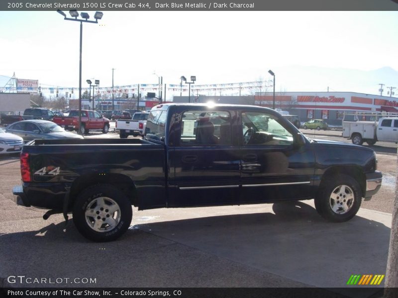Dark Blue Metallic / Dark Charcoal 2005 Chevrolet Silverado 1500 LS Crew Cab 4x4