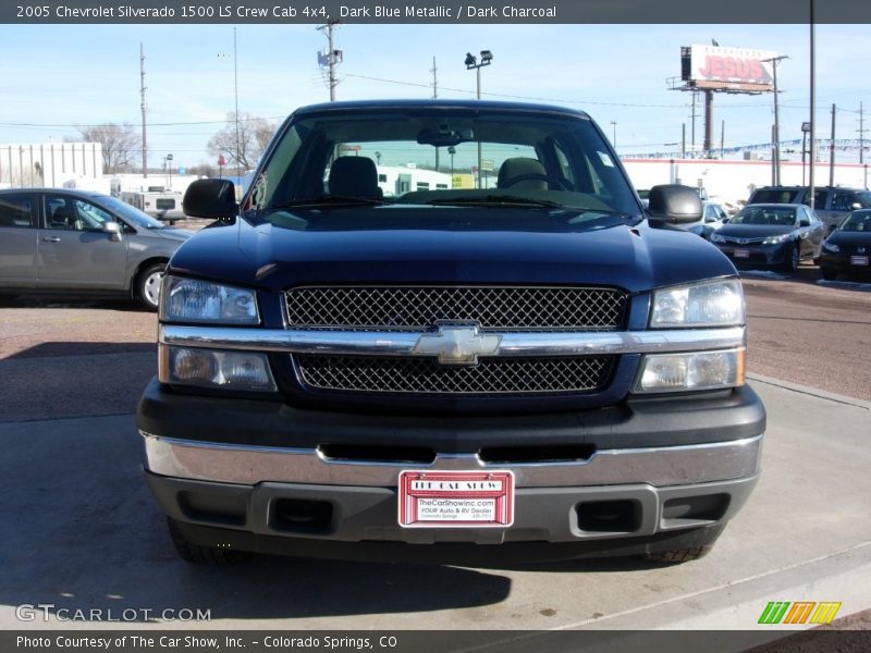 Dark Blue Metallic / Dark Charcoal 2005 Chevrolet Silverado 1500 LS Crew Cab 4x4
