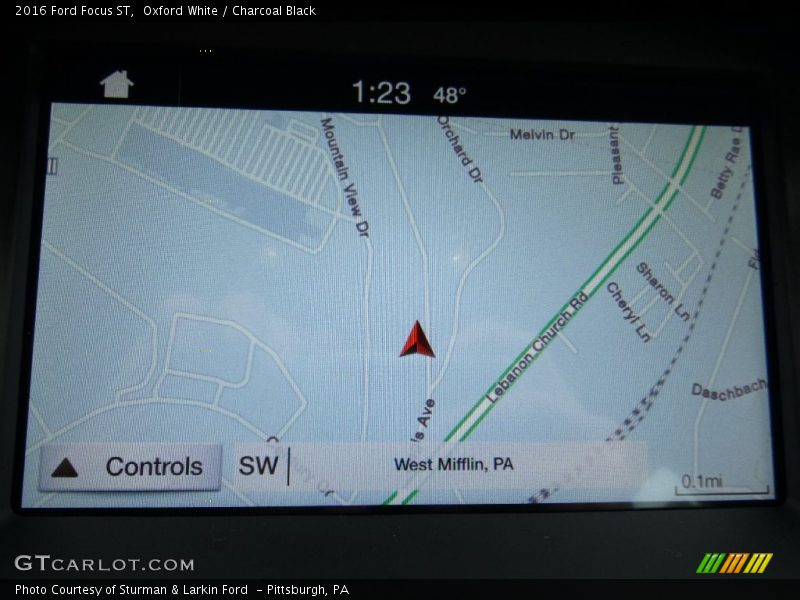 Oxford White / Charcoal Black 2016 Ford Focus ST