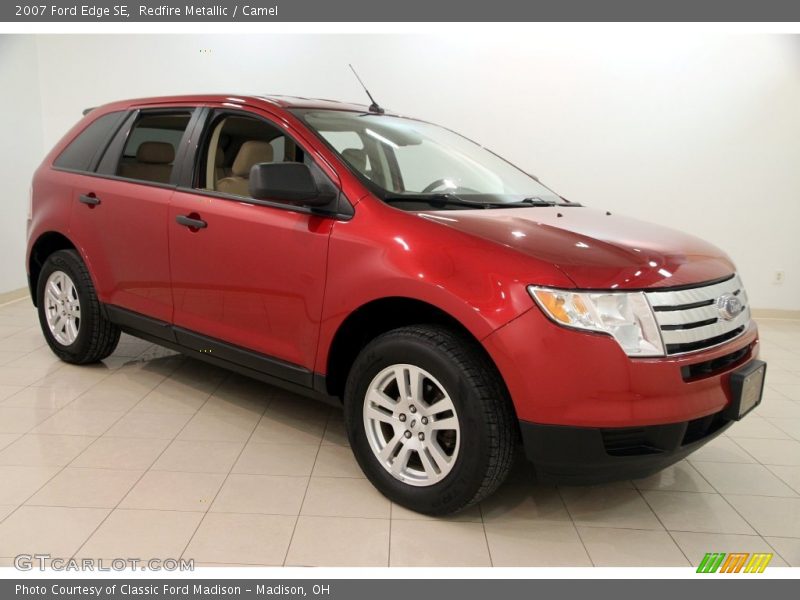 Redfire Metallic / Camel 2007 Ford Edge SE