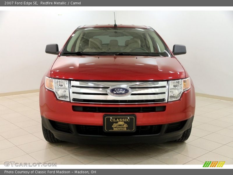 Redfire Metallic / Camel 2007 Ford Edge SE