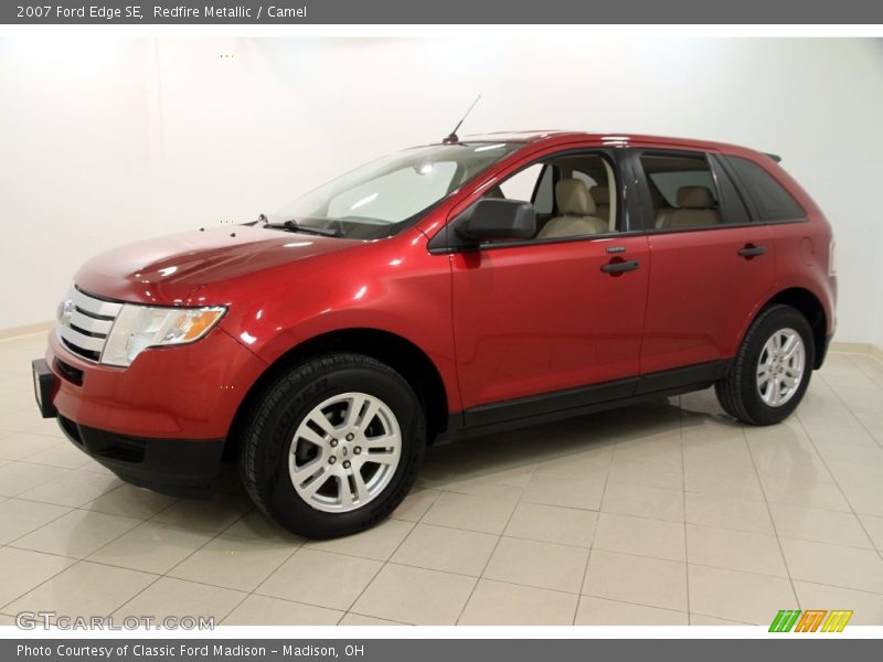 Redfire Metallic / Camel 2007 Ford Edge SE