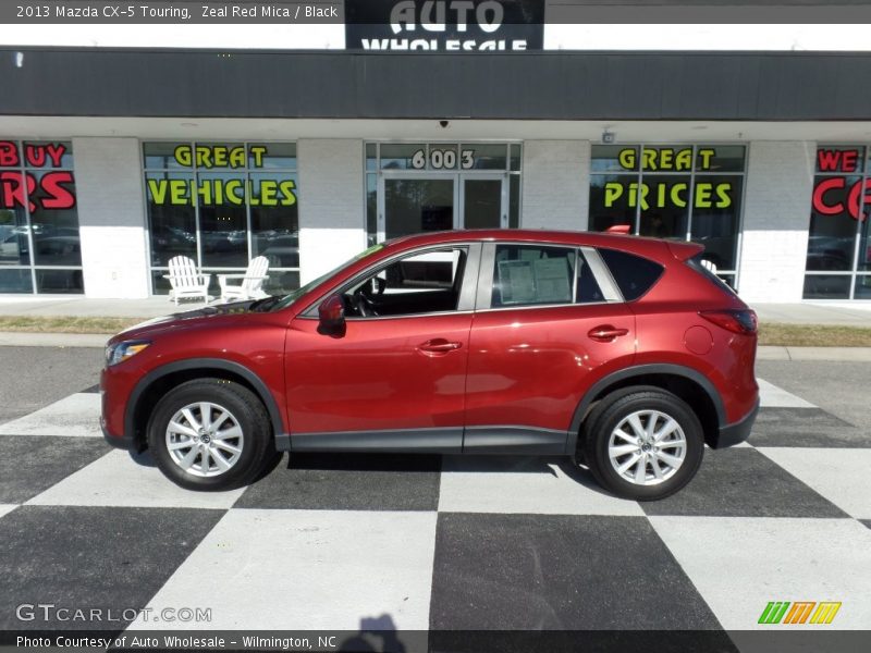 Zeal Red Mica / Black 2013 Mazda CX-5 Touring