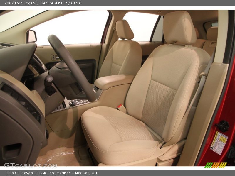 Redfire Metallic / Camel 2007 Ford Edge SE