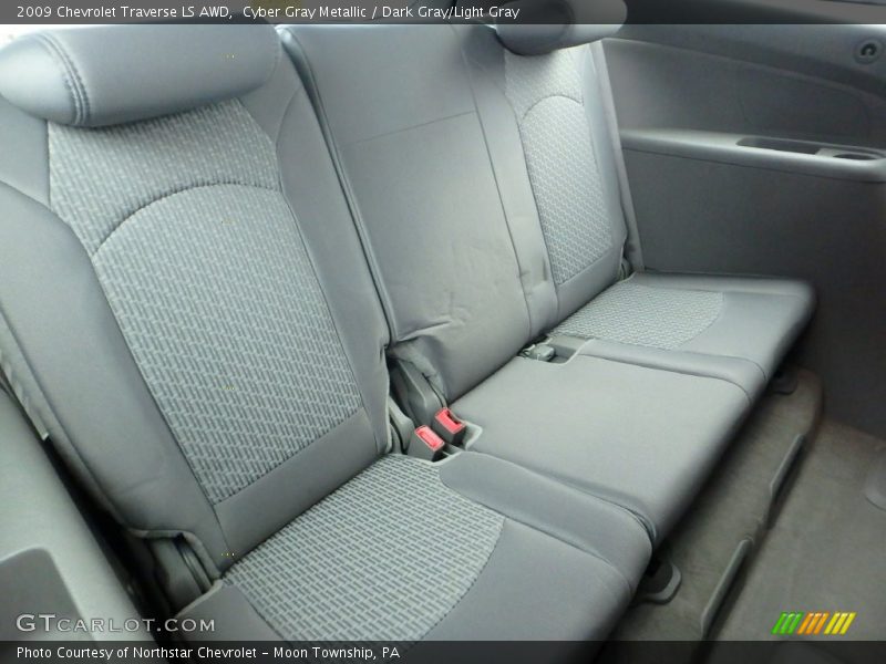 Cyber Gray Metallic / Dark Gray/Light Gray 2009 Chevrolet Traverse LS AWD