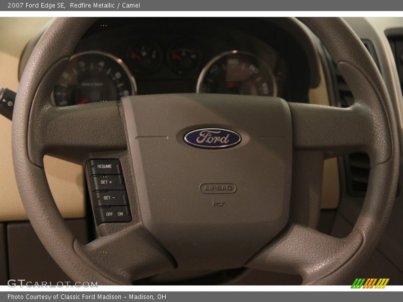 Redfire Metallic / Camel 2007 Ford Edge SE