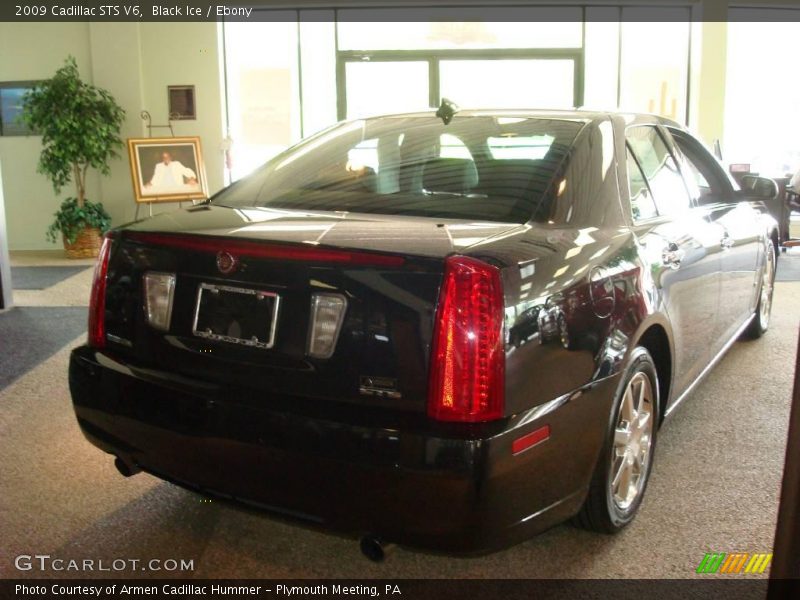 Black Ice / Ebony 2009 Cadillac STS V6
