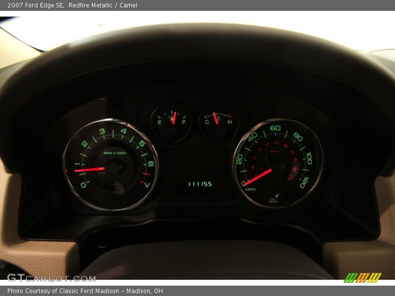 Redfire Metallic / Camel 2007 Ford Edge SE