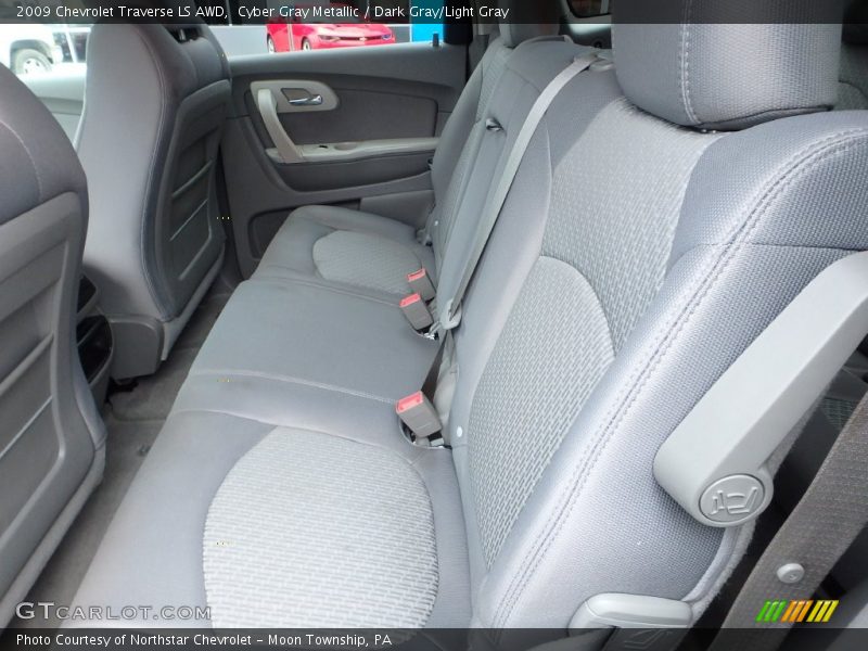 Cyber Gray Metallic / Dark Gray/Light Gray 2009 Chevrolet Traverse LS AWD