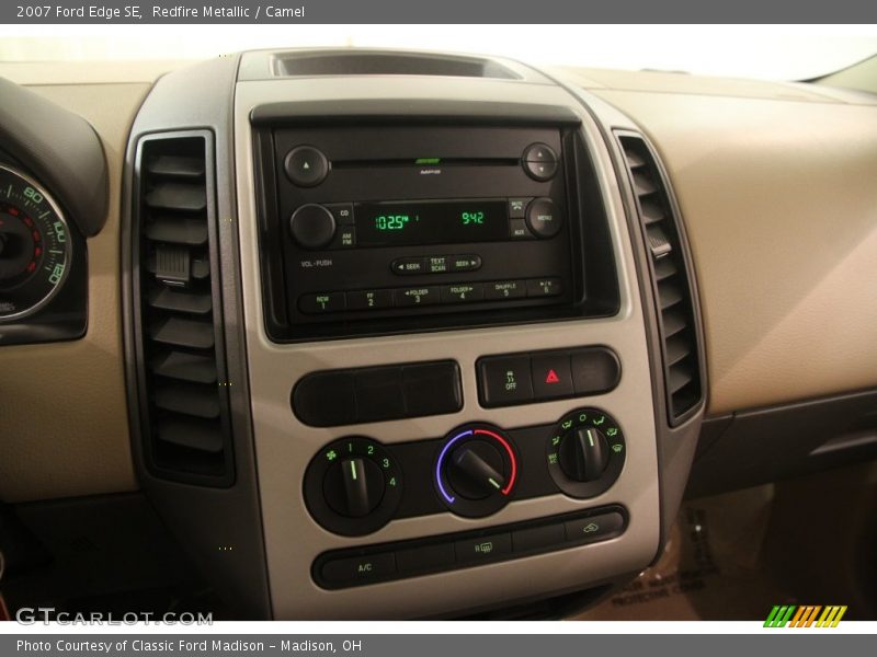 Redfire Metallic / Camel 2007 Ford Edge SE
