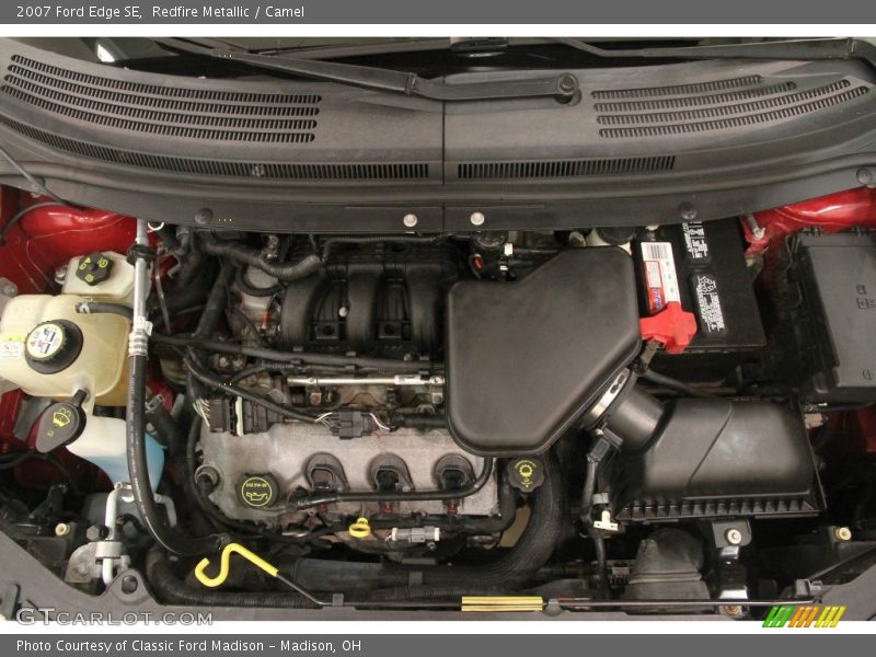 Redfire Metallic / Camel 2007 Ford Edge SE