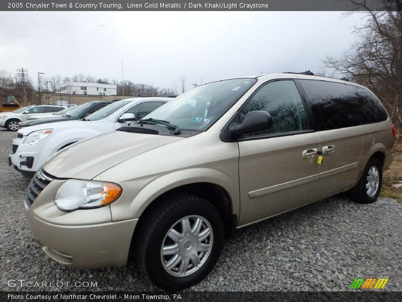 Linen Gold Metallic / Dark Khaki/Light Graystone 2005 Chrysler Town & Country Touring